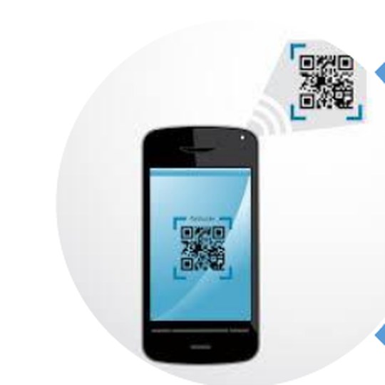VTN mobile app scanning a holoQR code
